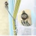 Crochets de fixation au dos Une paire de rideaux en bronze montés sur un rideau de bronze avec un lien décoratif rétro vintage crochet antique  Couleur : Antique bronze   Taille : Taille unique  - B07V61NRZH